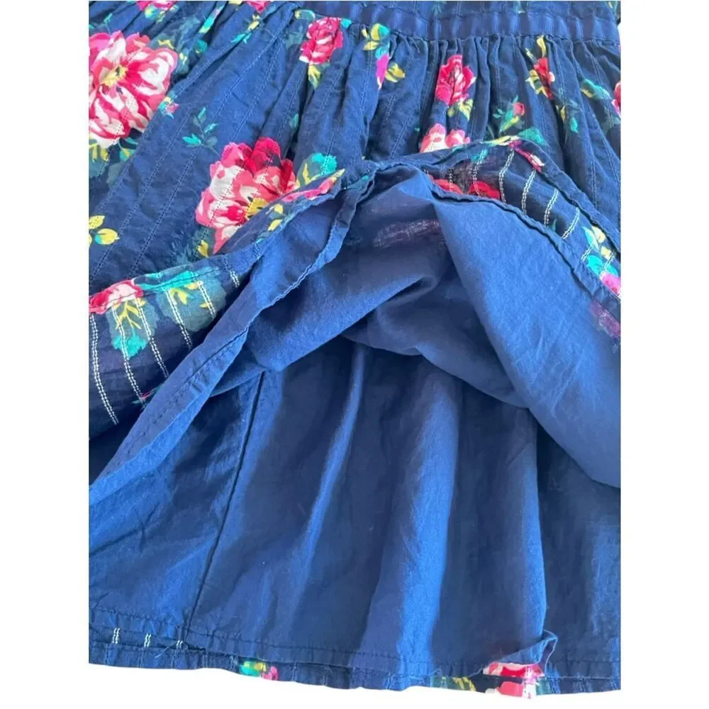 Zunie Girl Floral Sleeveless Ruffle Dress